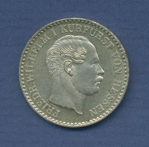 Hessen-Kassel 2 1/2 Silbergroschen 1865 Friedrich Wilhelm I., J 44 vz+/vz(m3248)
