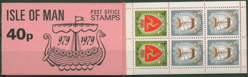 Isle of Man 1979 Freimarken Wappen Markenheftchen MH 4 postfrisch (C61013)