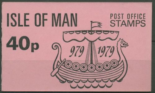 Isle of Man 1979 Freimarken Wappen Markenheftchen MH 4 gestempelt (C61014)
