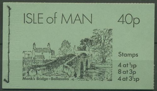 Isle of Man 1973 Sehenswürdigkeiten Markenheftchen MH 0-6 postfrisch (C61033)