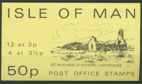 Isle of Man 1973 Sehenswürdigkeiten Markenheftchen MH 0-7 B postfrisch (C61035)