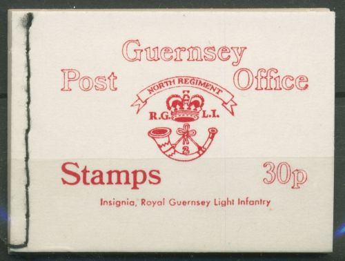 Guernsey 1971 Ansichten und Wappen 39,42/43 Markenheftchen postfrisch (C61073)