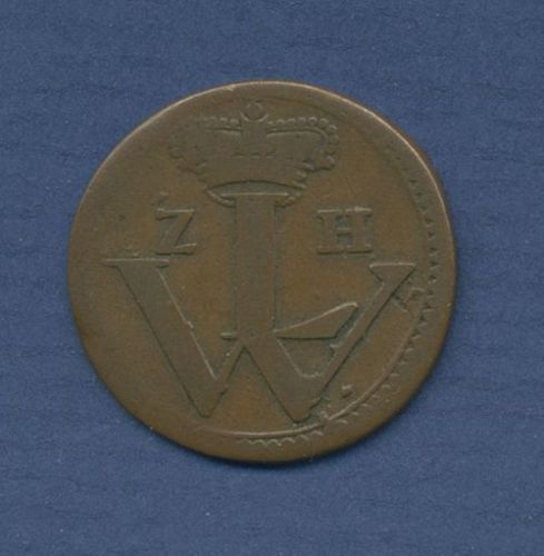 Hessen-Kassel 1 Heller 1755, Wilhelm VIII., Schütz 1797.1 ss (m3255)