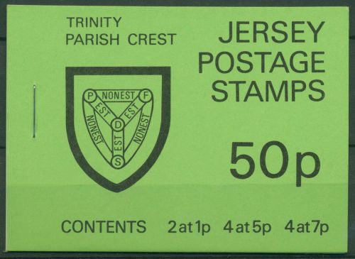 Jersey 1976 Wappen Pfarrgemeinden Markenheftchen MH 1 postfrisch (C61080)