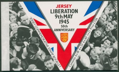 Jersey 1995 50 Jahre Tag der Befreiung Markenheftchen MH 8 postfrisch (C61081)