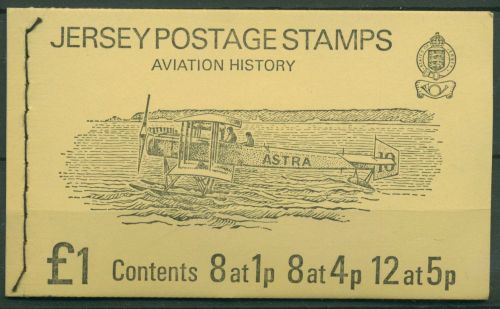 Jersey 1975 Wappen Doppeldecker Markenheftchen MH 0-16 postfrisch (C61082)