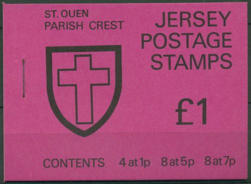 Jersey 1976 Wappen Pfarrgemeinden Markenheftchen MH 0-17 postfrisch (C61083)