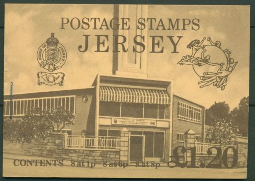 Jersey 1979 Hauptpostamt Wappen Markenheftchen MH 0-20 postfrisch (C61086)