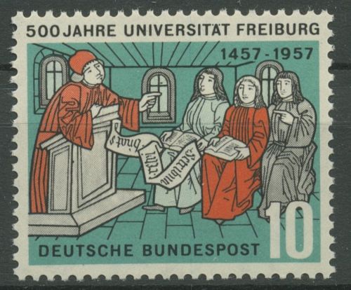 Bund 1957 Universität Freiburg 256 postfrisch