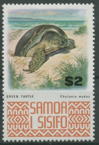 Samoa 1973 Freimarken Tiere: Schildkröte 284 postfrisch