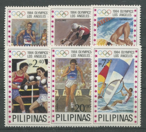 Philippinen 1984 Olympia Sommerspiele Los Angeles 1594/99 postfrisch