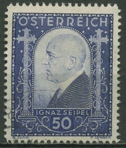 Österreich 1932 Tod von Ignaz Seipel 544 gestempelt