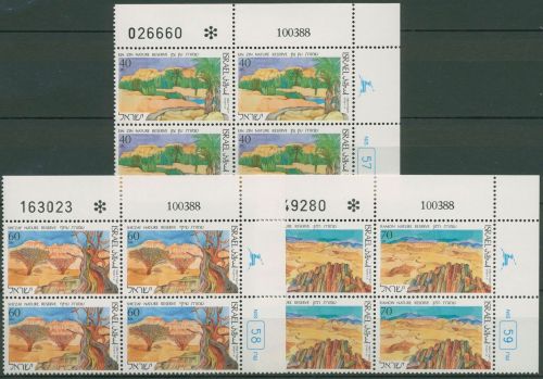 Israel 1988 Negev-Wüste 1099/01 Plattenblock postfrisch (C61845)
