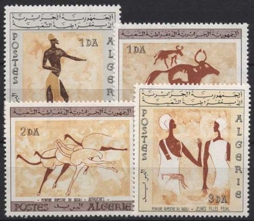 Algerien 1966 Felszeichnungen 444/447 postfrisch