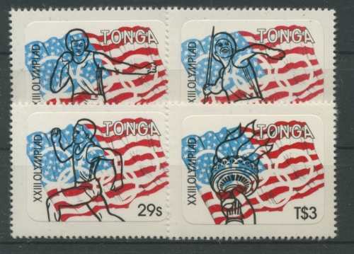 Tonga 1984 Olympische Sommerspiele Los Angeles 890/03 postfrisch