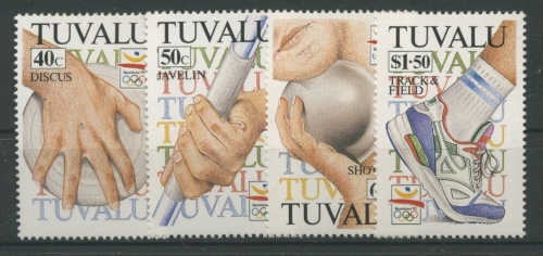 Tuvalu 1992 Olympiade Barcelona 633/36 postfrisch