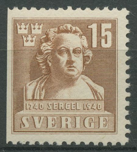 Schweden 1940 Bildhauer Johan Tobias Sergel 279 Dl postfrisch