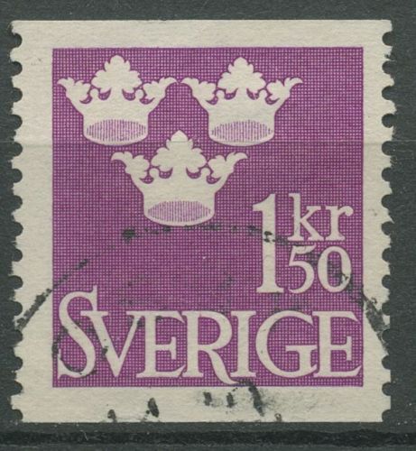 Schweden 1951 Freimarke Drei Kronen 365 gestempelt