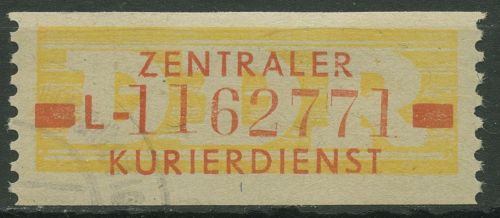 DDR 1958 Wertstreifen für den ZKD 18 I L Nachdruck gestempelt ungültig