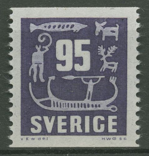 Schweden 1964 Freimarken Felsenzeichnungen 528 postfrisch