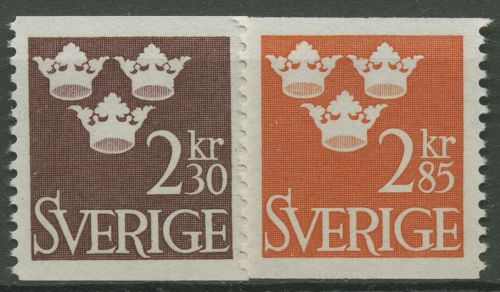 Schweden 1965 Freimarken Drei Kronen 538/39 postfrisch