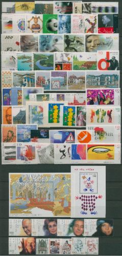 Bund 2000 Jahrgang komplett (2087/55, Block 52/53) postfrisch (SG61243)
