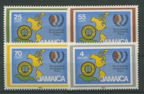 Jamaika 1985 Jahr der Jugend, Pfadfindertreffen 612/15 postfrisch
