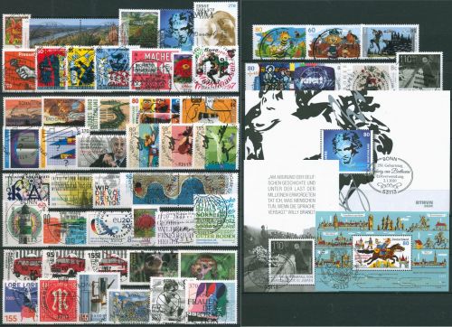 Bund 2020 kompletter Jahrgang ohne Selbstklebende mit TOP- ESST (SG61288)