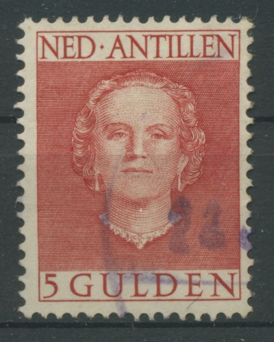 Niederländische Antillen 1950 Freimarken Königin Juliana 27 gestempelt