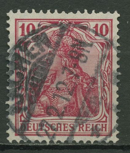 Deutsches Reich 1905/13 Germania Friedensdruck 86 I c gestempelt geprüft