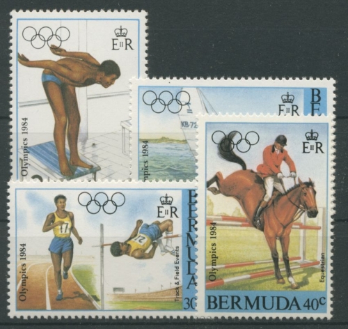 Bermuda-Inseln 1984 Olympiade Los Angeles 442/45 postfrisch