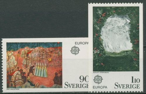 Schweden 1975 Europa CEPT Gemälde 899/00 postfrisch