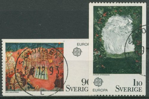 Schweden 1975 Europa CEPT Gemälde 899/00 gestempelt