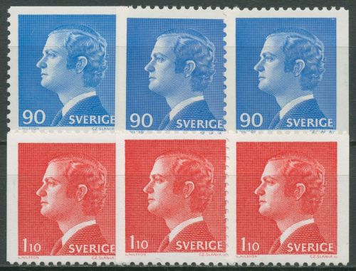 Schweden 1975 König Carl XVI.Gustav 901/02 postfrisch