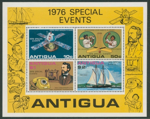 Antigua 1976 Jahresereignisse Block 27 postfrisch (C21913)