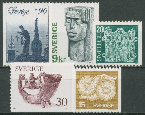 Schweden 1976 Kunsthandwerk 954/58 x postfrisch