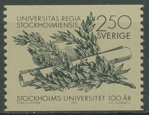 Schweden 1978 Universität Stockholm 1033 postfrisch