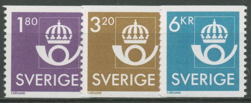 Schweden 1987 Postemblem Posthorn 1420/22 postfrisch