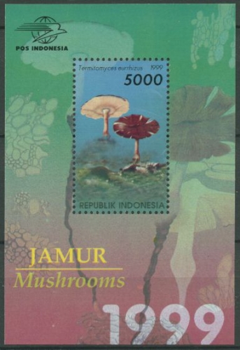 Indonesien 1999 Pilze Block 145 postfrisch (C10914)
