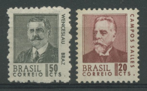 Brasilien 1968 Freimarken Präsidenten 1166/67 postfrisch