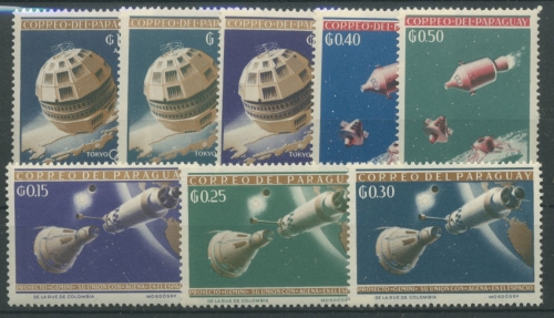 Paraguay 1964 Weltraumforschung 1295/02 postfrisch (R22369)