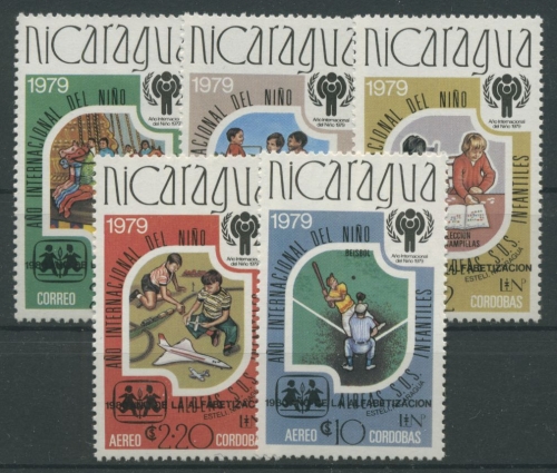 Nicaragua 1980 Jahr des Kindes Alphabetisierung 2154/58 postfrisch