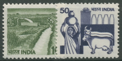 Indien 1982 Freimarken: Landwirtschaft 897/98 A postfrisch
