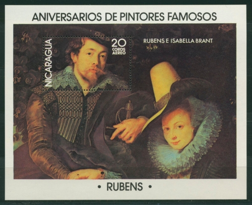 Nicaragua 1978 Peter Paul Rubens Gemälde Block 103 postfrisch (C22428)