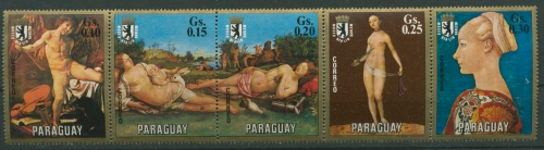 Paraguay 1971 Berliner Gemälde 2240/44 ZD postfrisch (C22709)