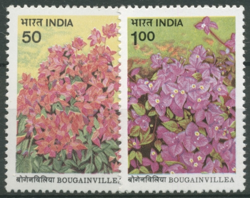 Indien 1985 Bougainvilleas 1022/23 postfrisch