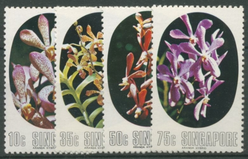 Singapur 1976 Orchideen 250/53 postfrisch