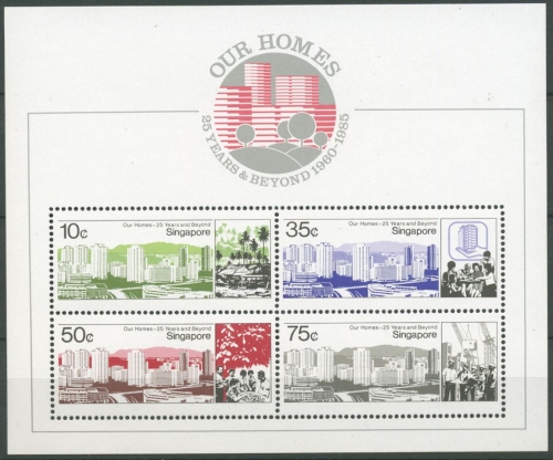 Singapur 1985 Öffentlicher Wohnungsbau Gebäude Block 18 postfrisch (C8689)