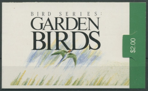 Singapur 1991 Naturschutz Schneidervogel Markenheft MH 9 postfrisch (D8723)