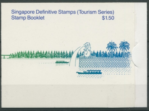 Singapur 1990 Tourismus Ansicht von Sentosa Markenheft MH 6 postfrisch (D8722)